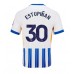 Maillot de foot Brighton Pervis Estupinan #30 Domicile vêtements 2024-25 Manches Courtes